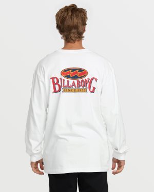 Double Spread OG Long Sleeve Tee - White