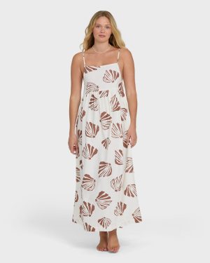 Undone Maxi Cover-Up Dress - Salt Crystal