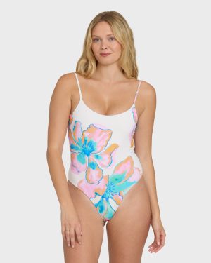 Sweet Escape Sloane One Piece Swimsuit - Salt Crystal