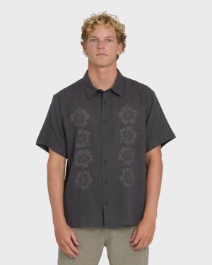 Cordoba Short Sleeve Woven Shirt - Raven