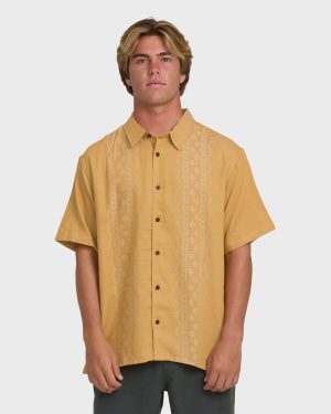 Cordoba Short Sleeve Woven Shirt - Wild Honey