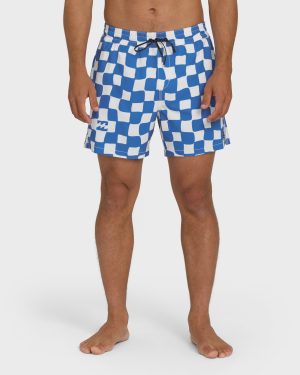 Lineup Layback 16 Trunks - Deep Ocean