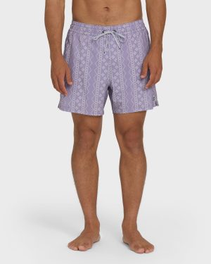 Lineup Layback 16 Trunks - Purple Ash
