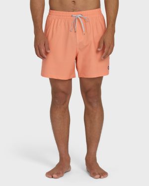 Every Other Day Wave Washed Layback 16 Trunks - Cantaloupe