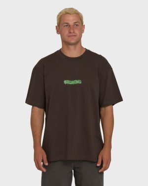 Marrow OG Short Sleeve Knit T-Shirt - Chocolate Brown