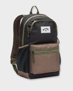 Scallop Backpack - Black/Green